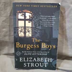 The Burgess Boys by Elizabeth Strout paper back book